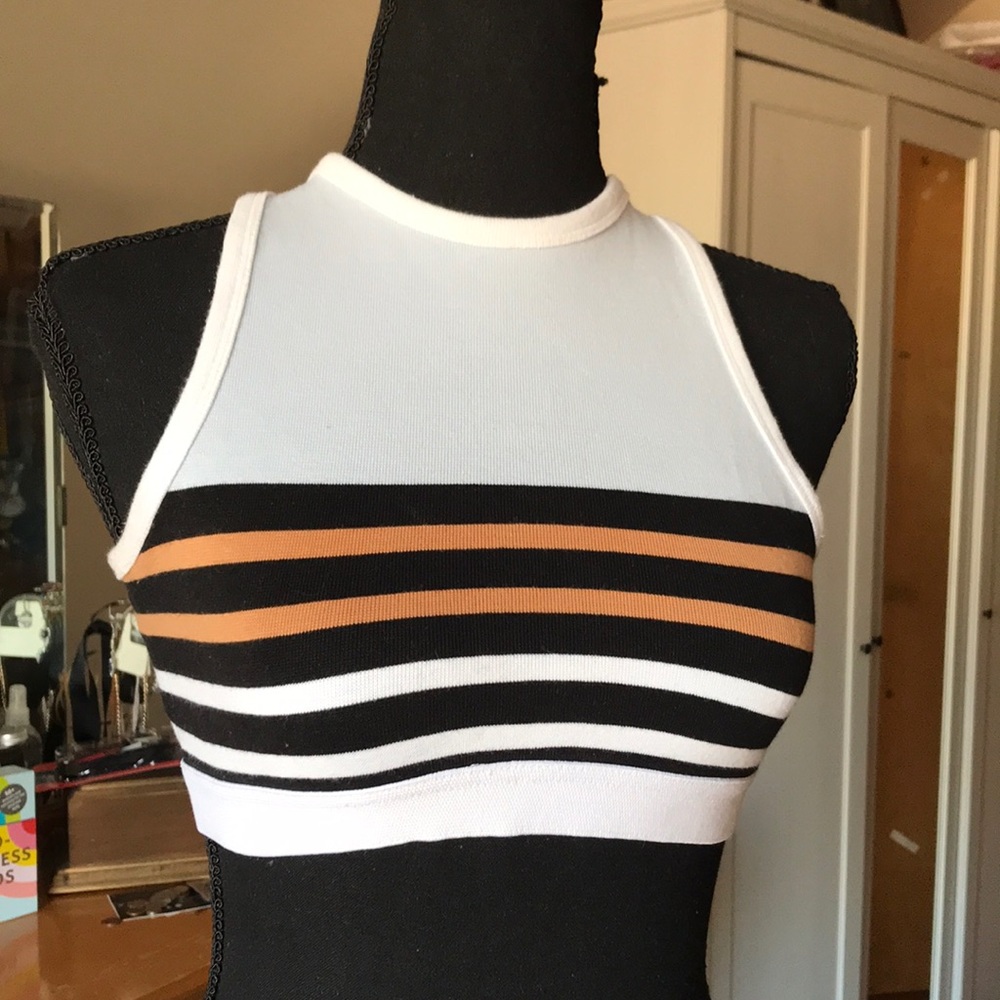New Alexander Wang striped crop top